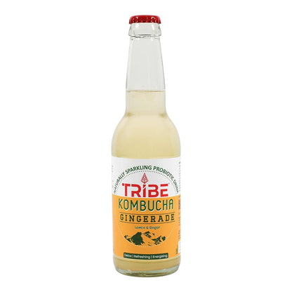 Tribe Kombucha Naturally Sparkling Herbal Gingerade & Unity Probiotic Super Drink, 330ML