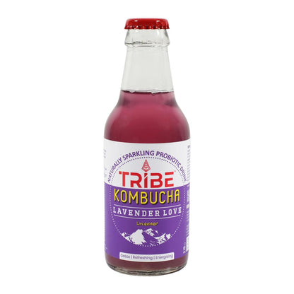 Tribe Kombucha Naturally Sparkling Lavender & Hibiscus Probiotic Super Drink, 210ML