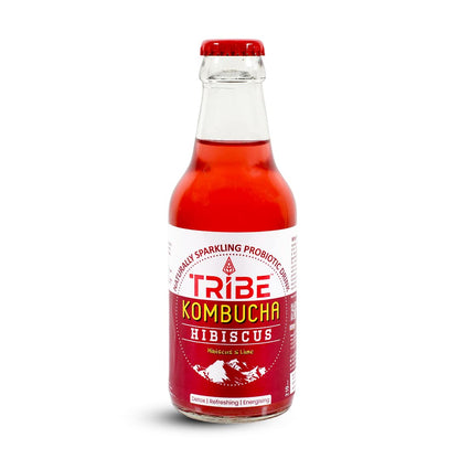 Tribe Kombucha Hibiscus 7 Days - Weight Management - Detox - Antioxidant  Gluten free  Pack of 7 210 ML