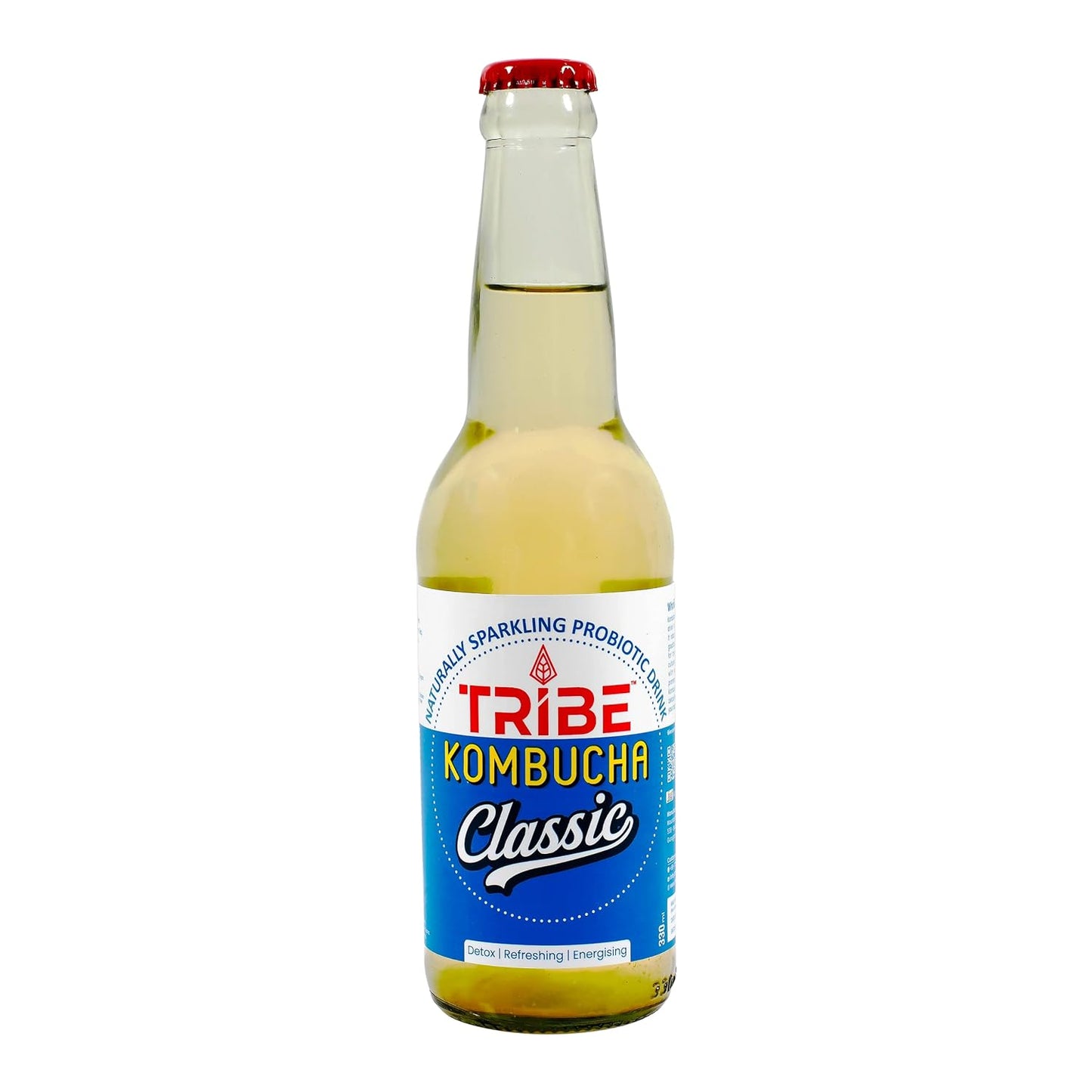 Tribe Kombucha Classic 7 Days - Weight Management - Detox - Antioxidant  Gluten free  Pack of 7 330 ML