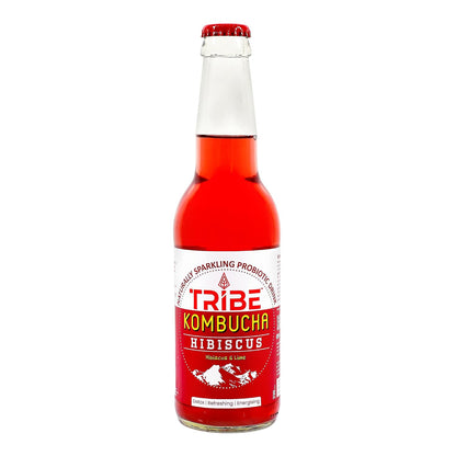 Tribe Kombucha Naturally Sparkling Herbal Classic & Hibiscus Probiotic Super Drink, 330ML