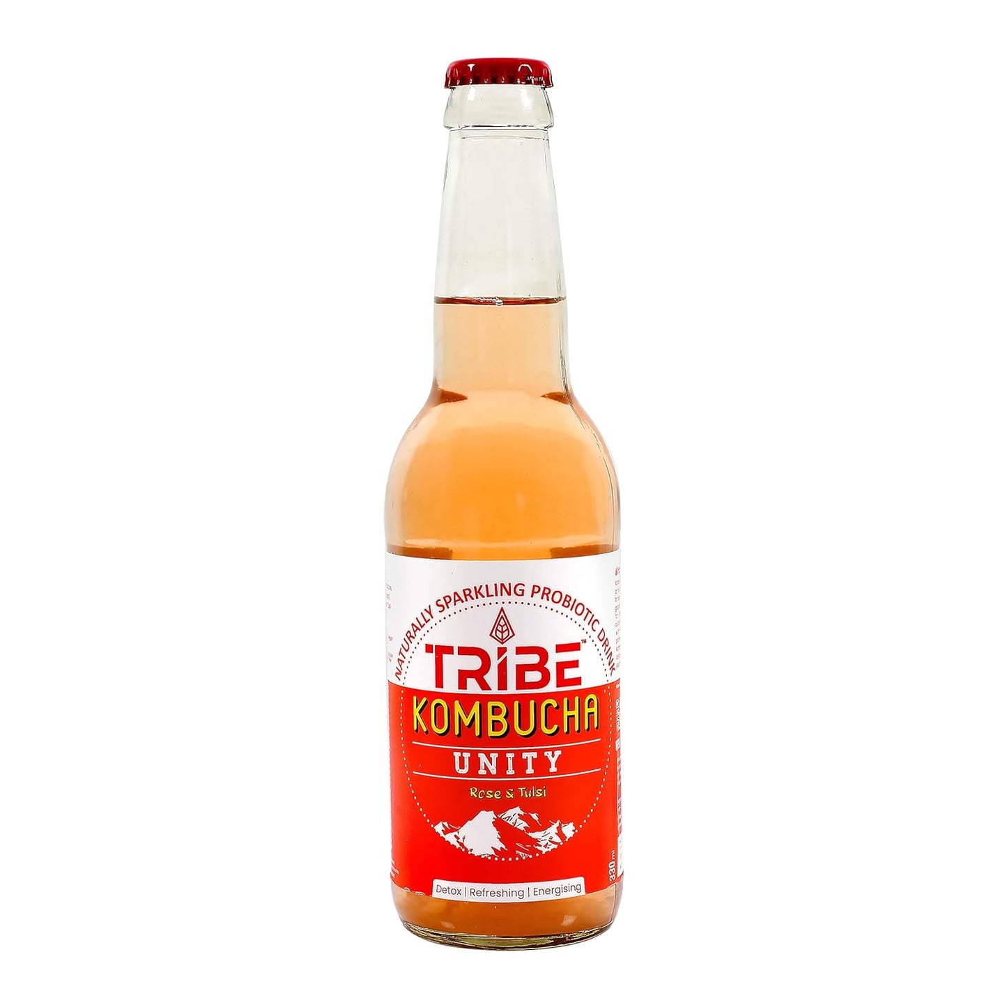 Tribe Kombucha Naturally Sparkling Herbal Unity, Lavender & Gingerade Probiotic Super Drink, 330ML